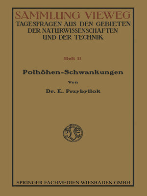 cover image of Die Polhöhenschwankungen